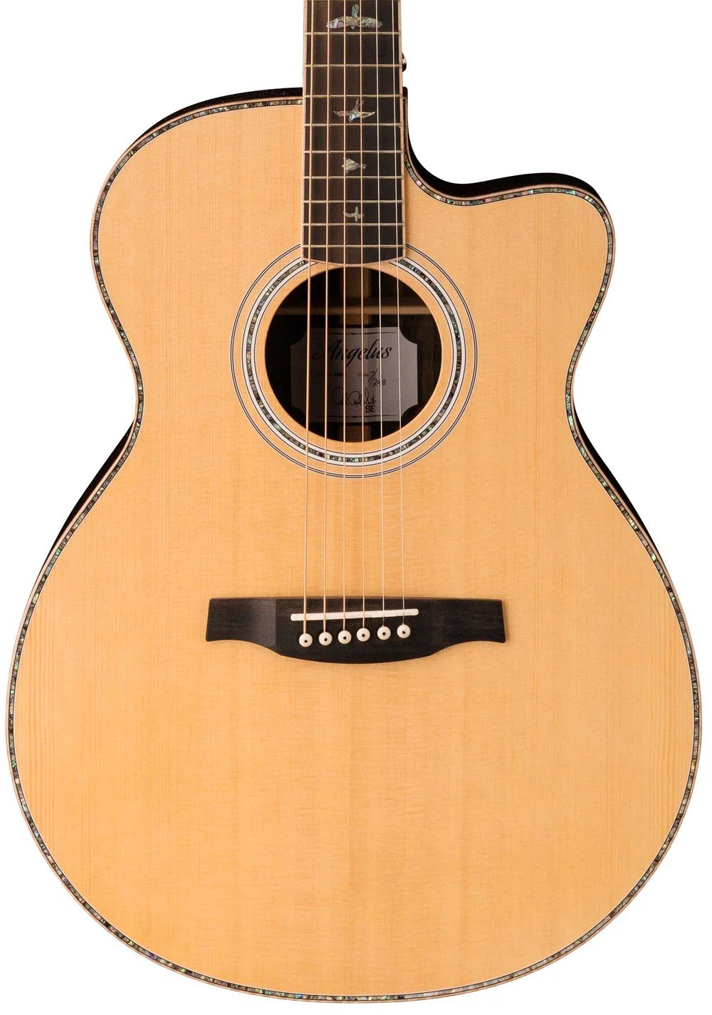 PRS SE Angelus A60E Acoustic in Natural - Andertons Music Co.